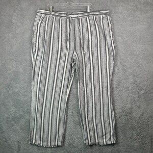 Old Navy Striped Linen Pants Plus Size‎